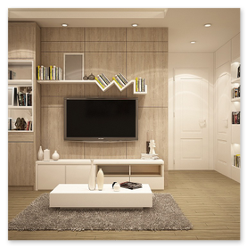 Mueble TV flotante a medida